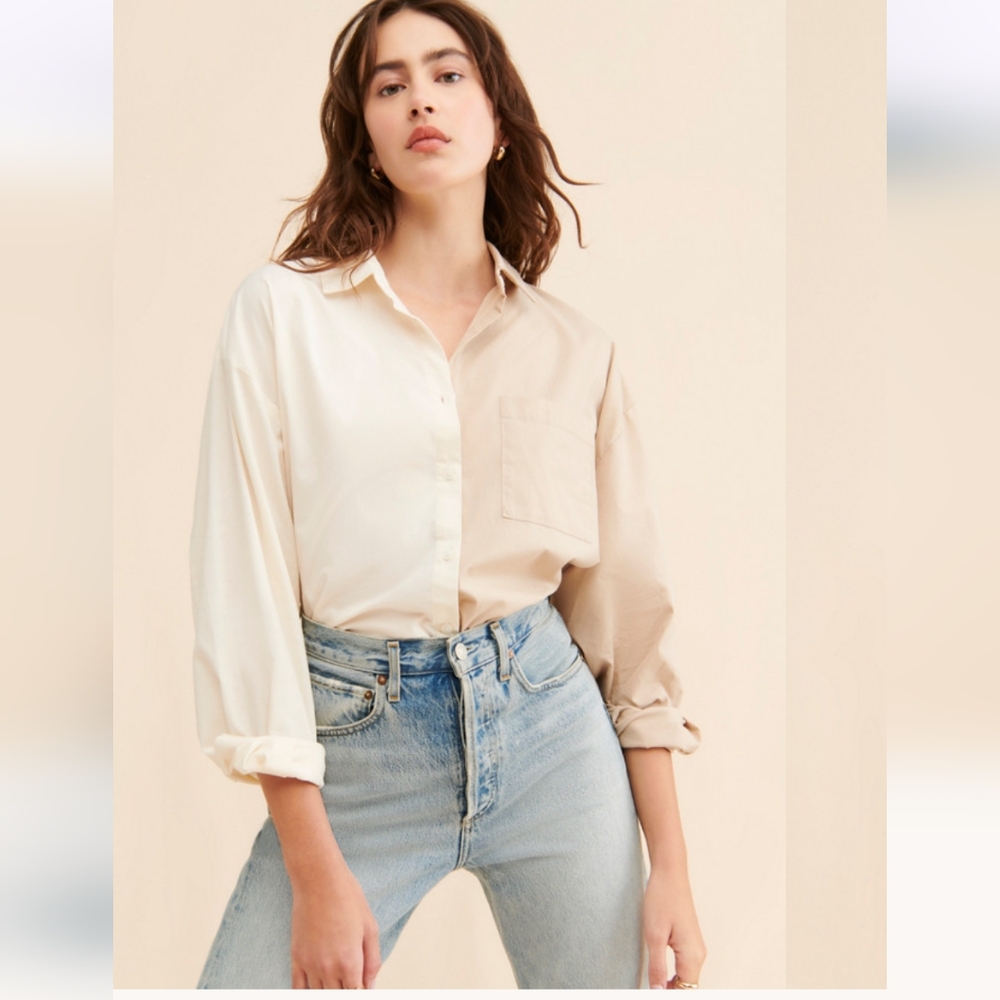 Pistola Sloane Colorblock Buttondown